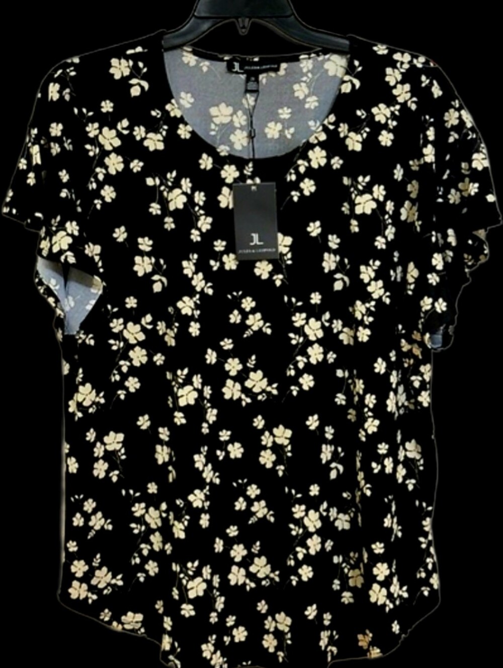 Jules & Leopold Floral Short Sleeve Blouse